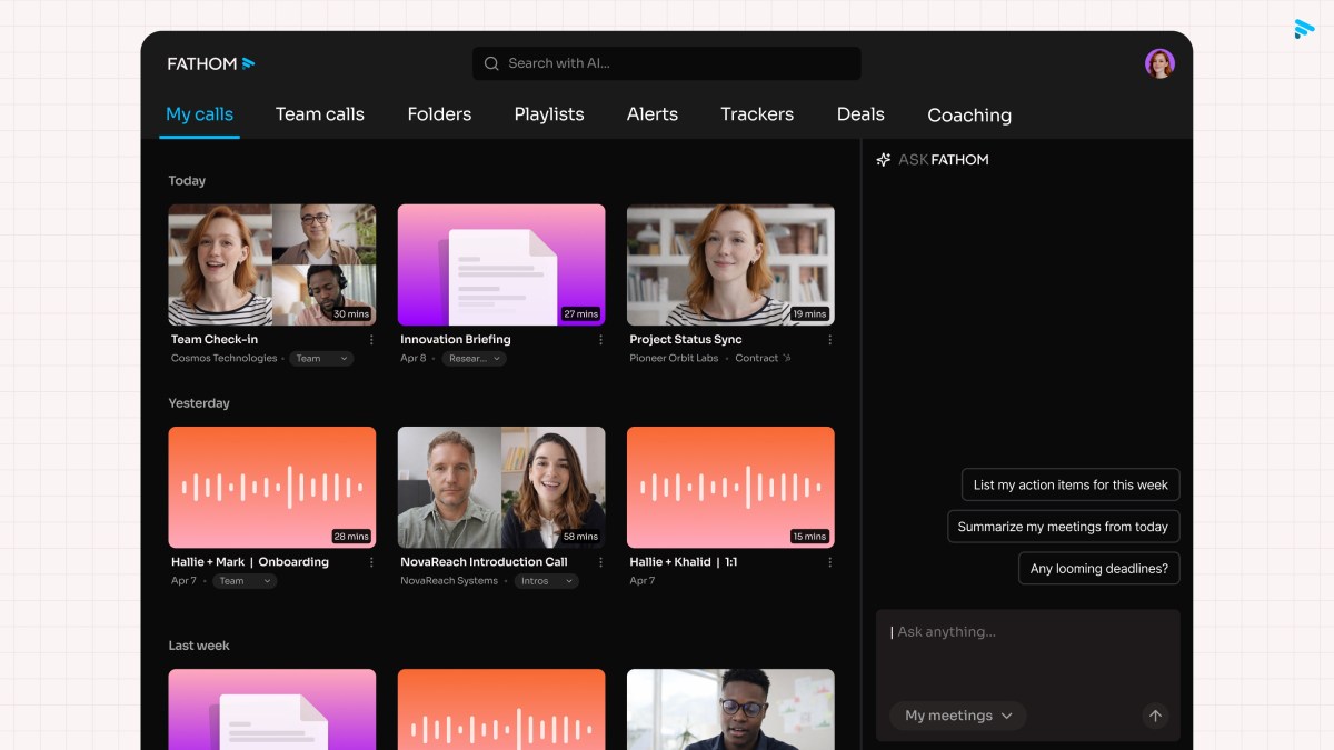 Superhuman acquires notetaker Fathom