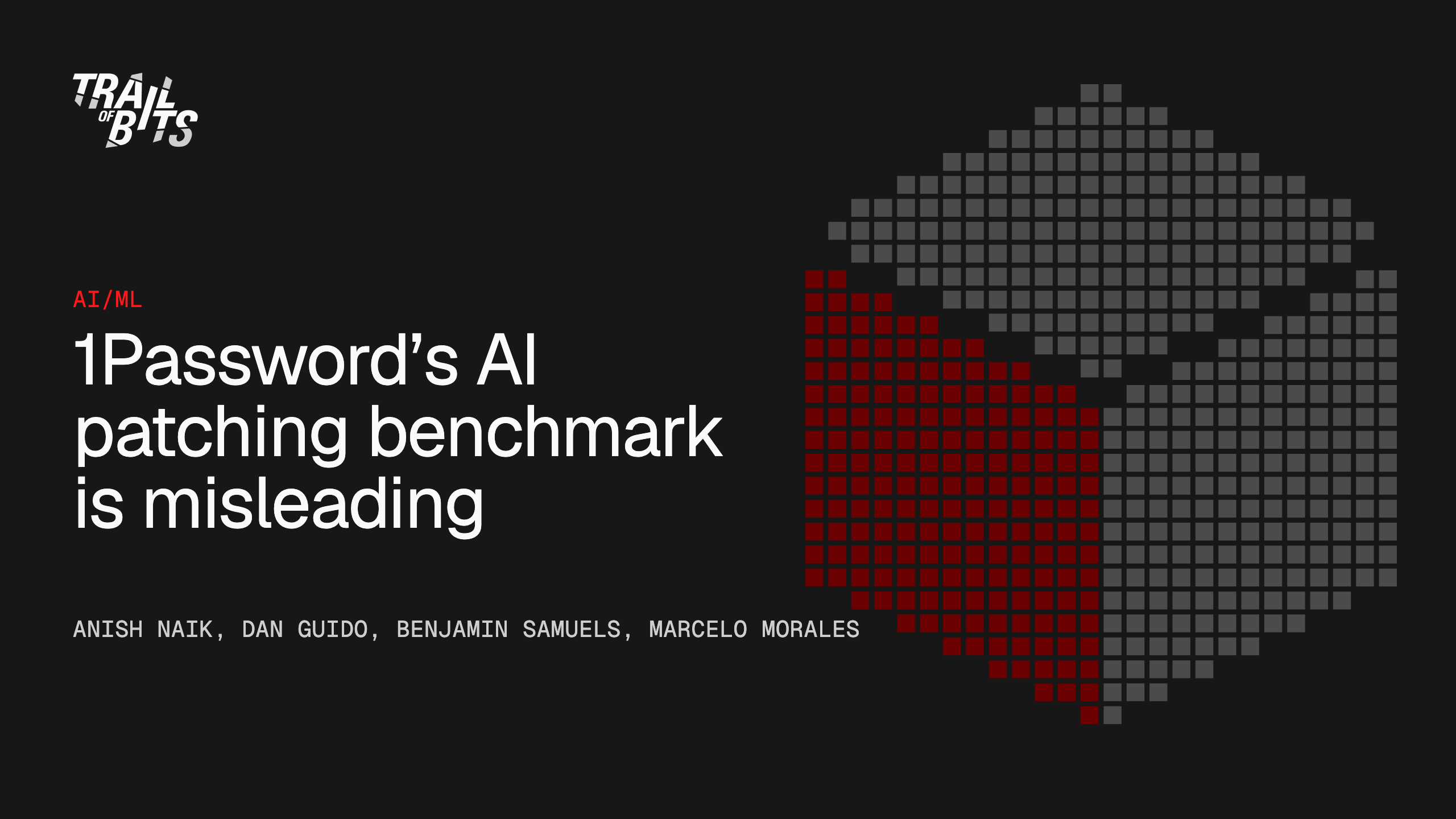 Critique: 1Password's AI Patching Benchmark