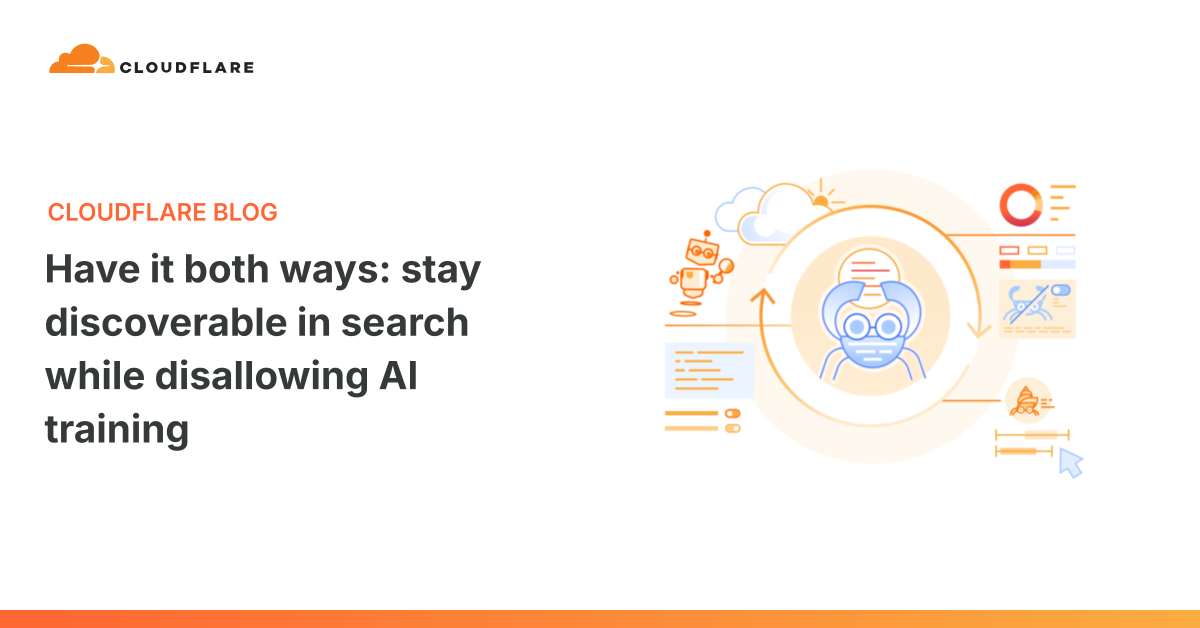 Cloudflare Adds Disallow AI Training Setting