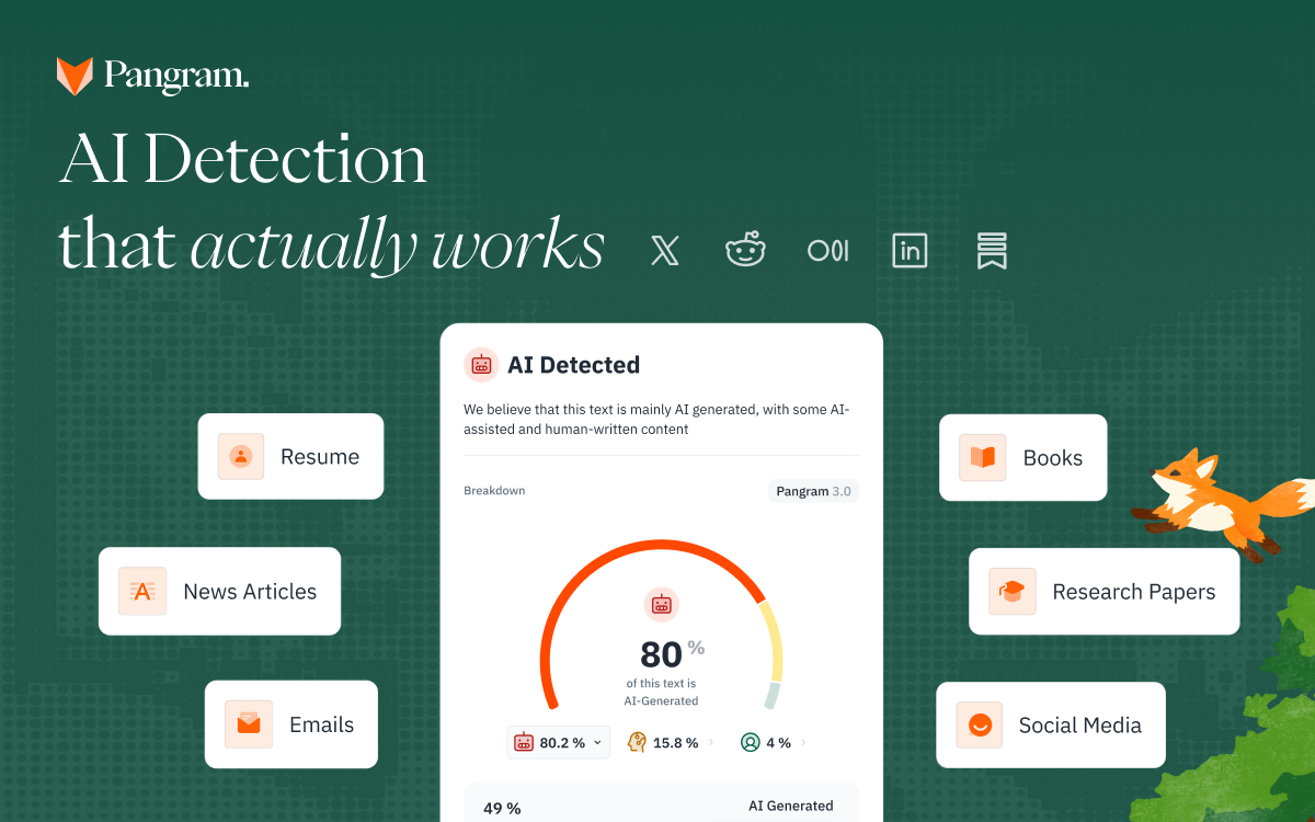 Pangram launches AI detector for text and images