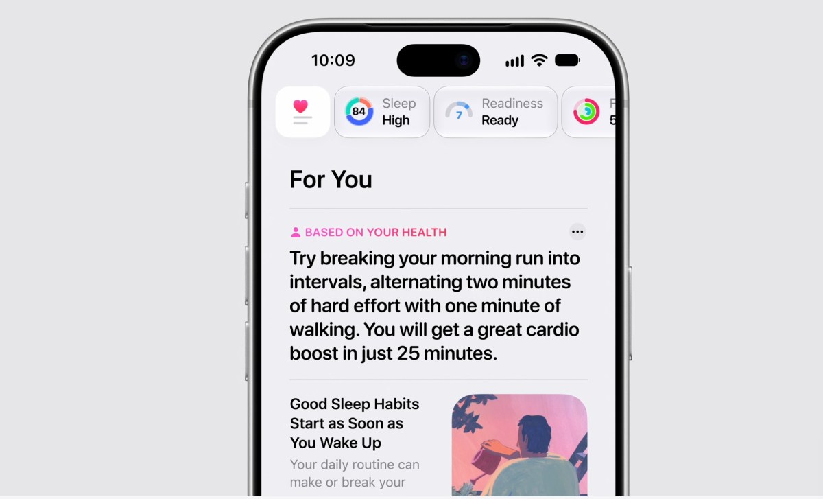 Apple Health 重塑:新增健康年龄与准备度评分