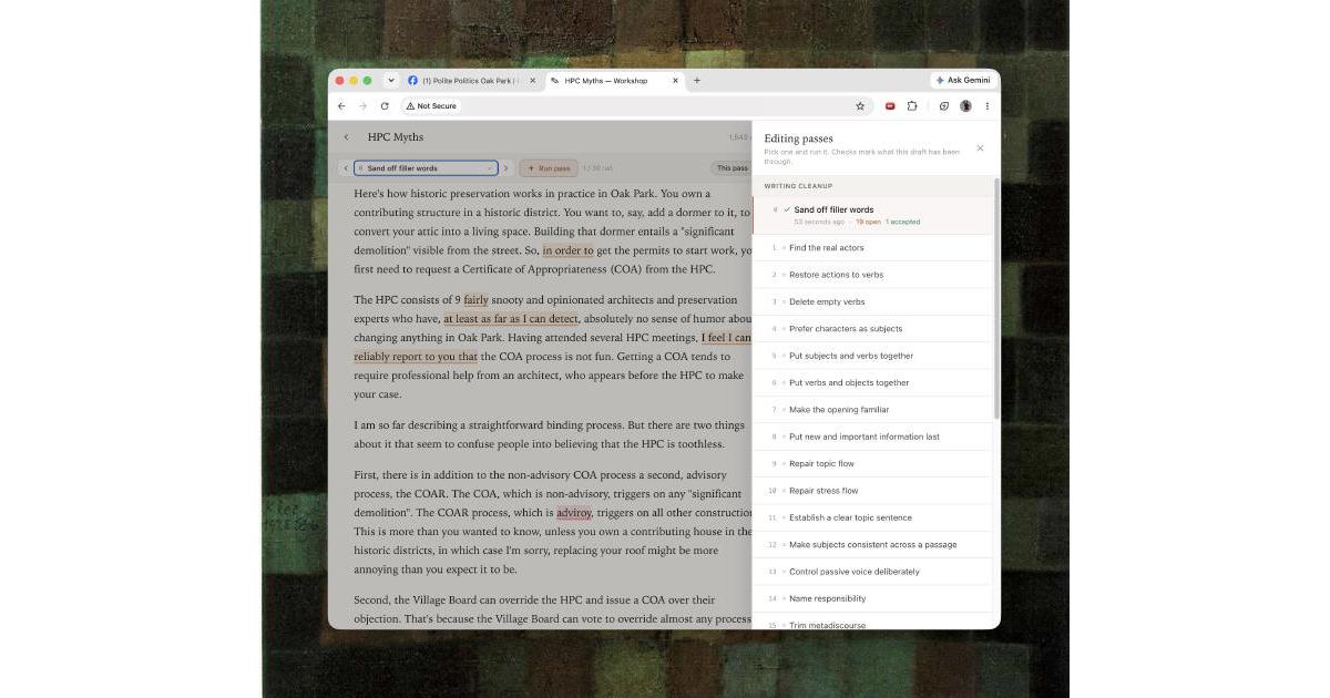 How to Write with an LLM (HN)