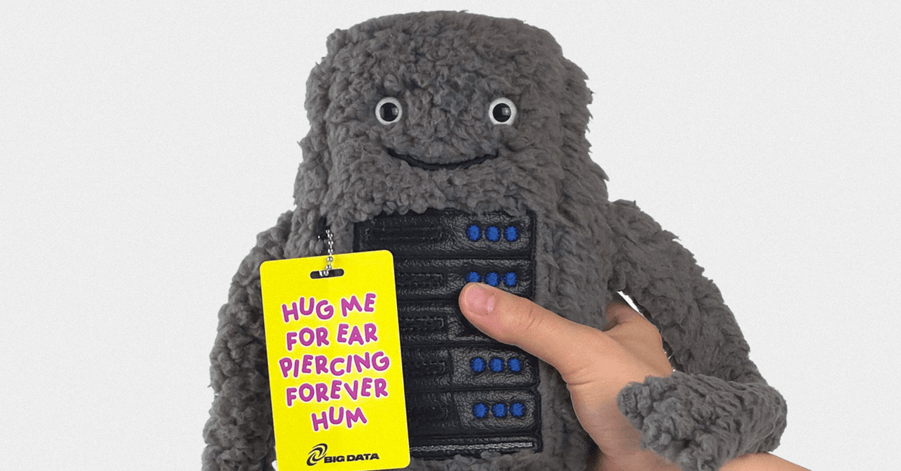 Data Center Plushie Bezzy Screams Real Server Sounds
