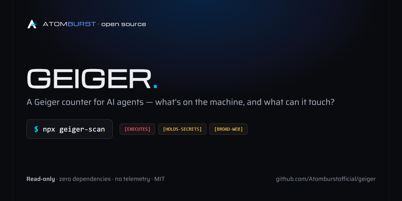 Geiger lists AI agents and their reach