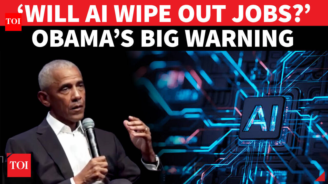 Obama Warns AI Will Hit Jobs; Trump Silent