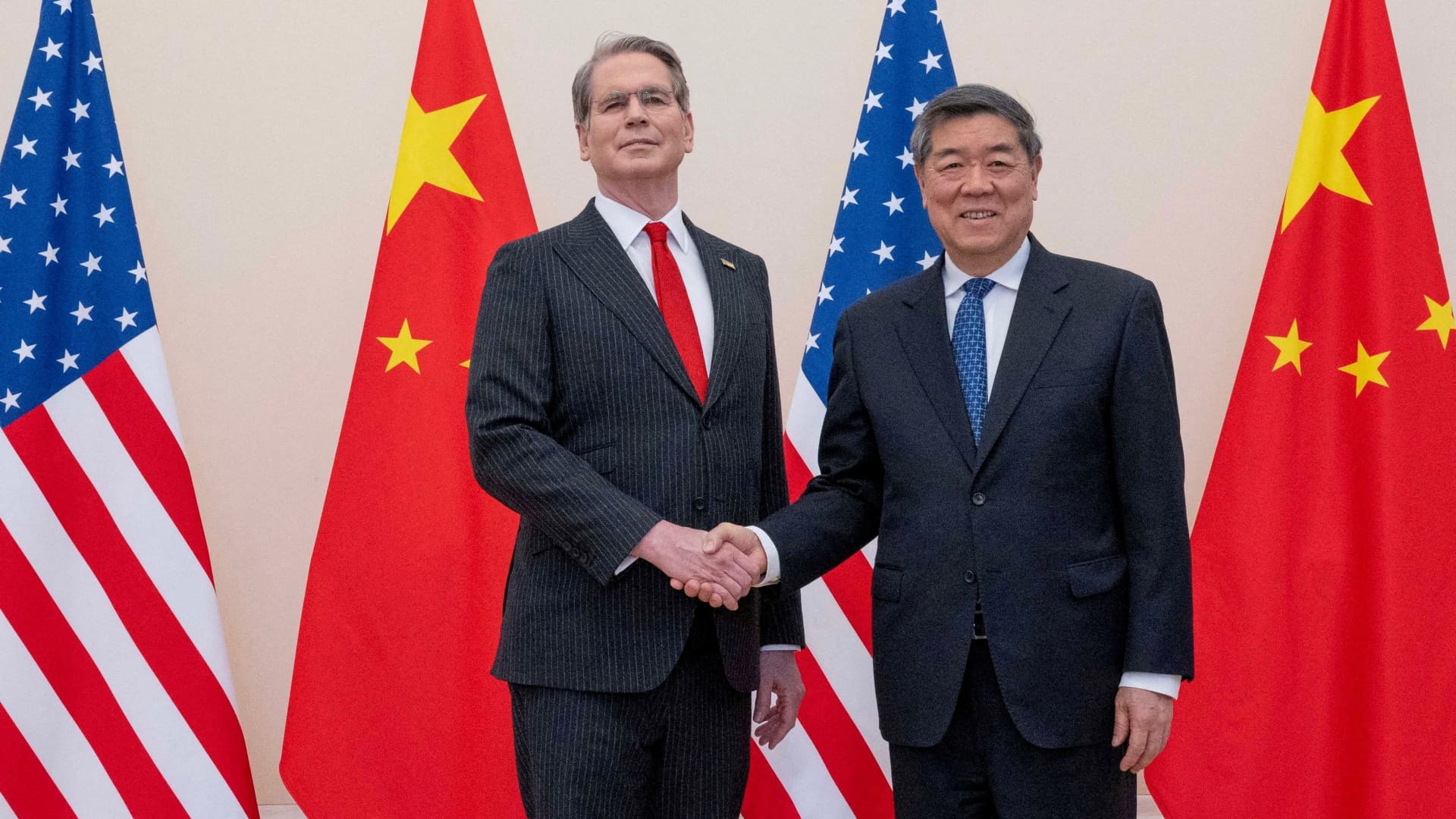 Bessent calls meeting with China's He Lifeng successful