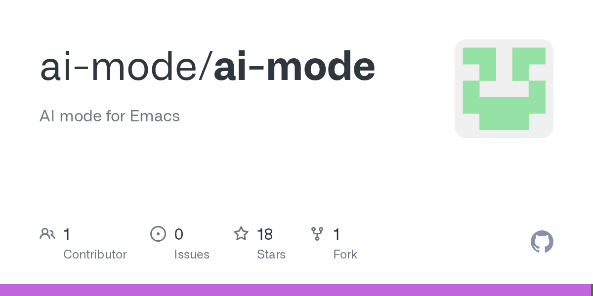 AI Mode plugin released for Emacs