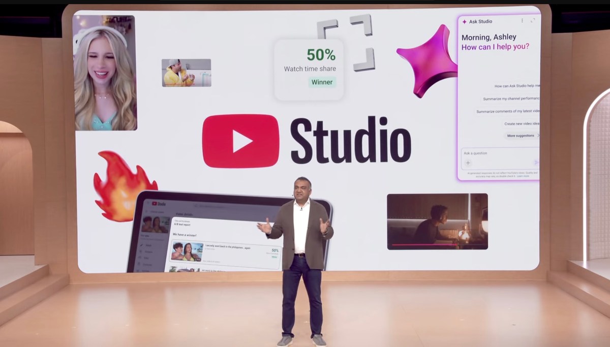 YouTube unveils new AI tools for creators