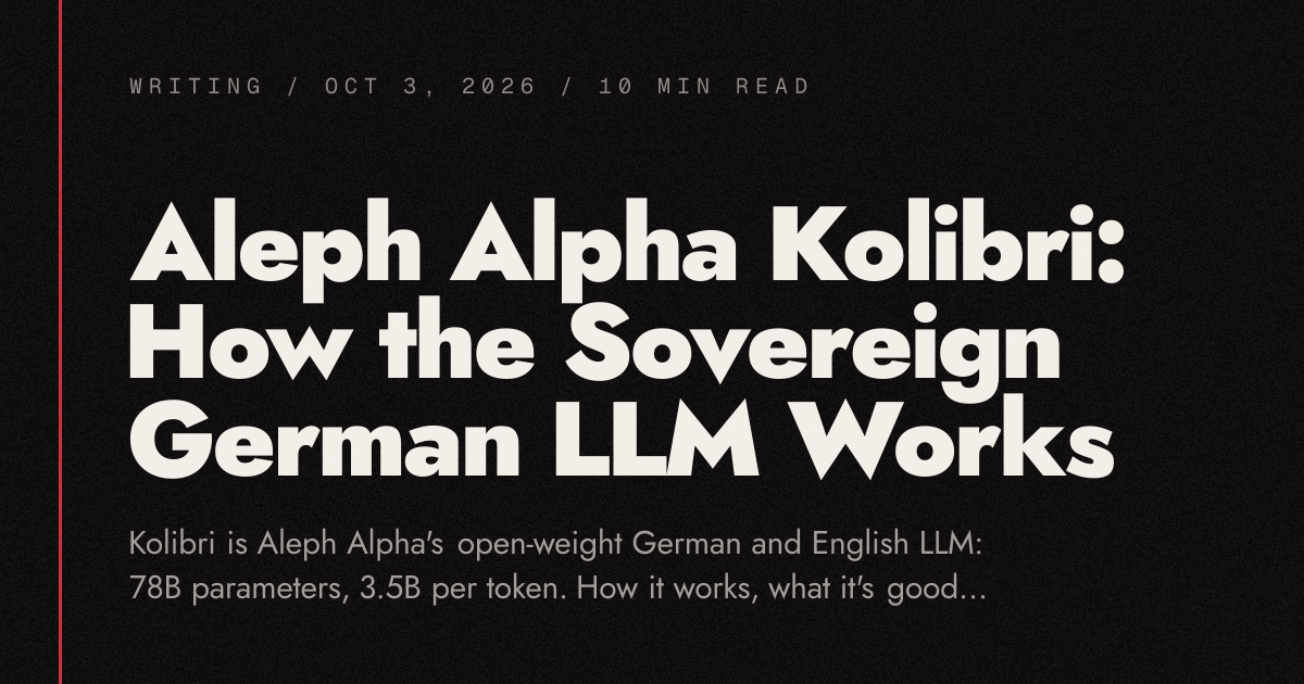 Germany's open sovereign AI model Kolibri launches