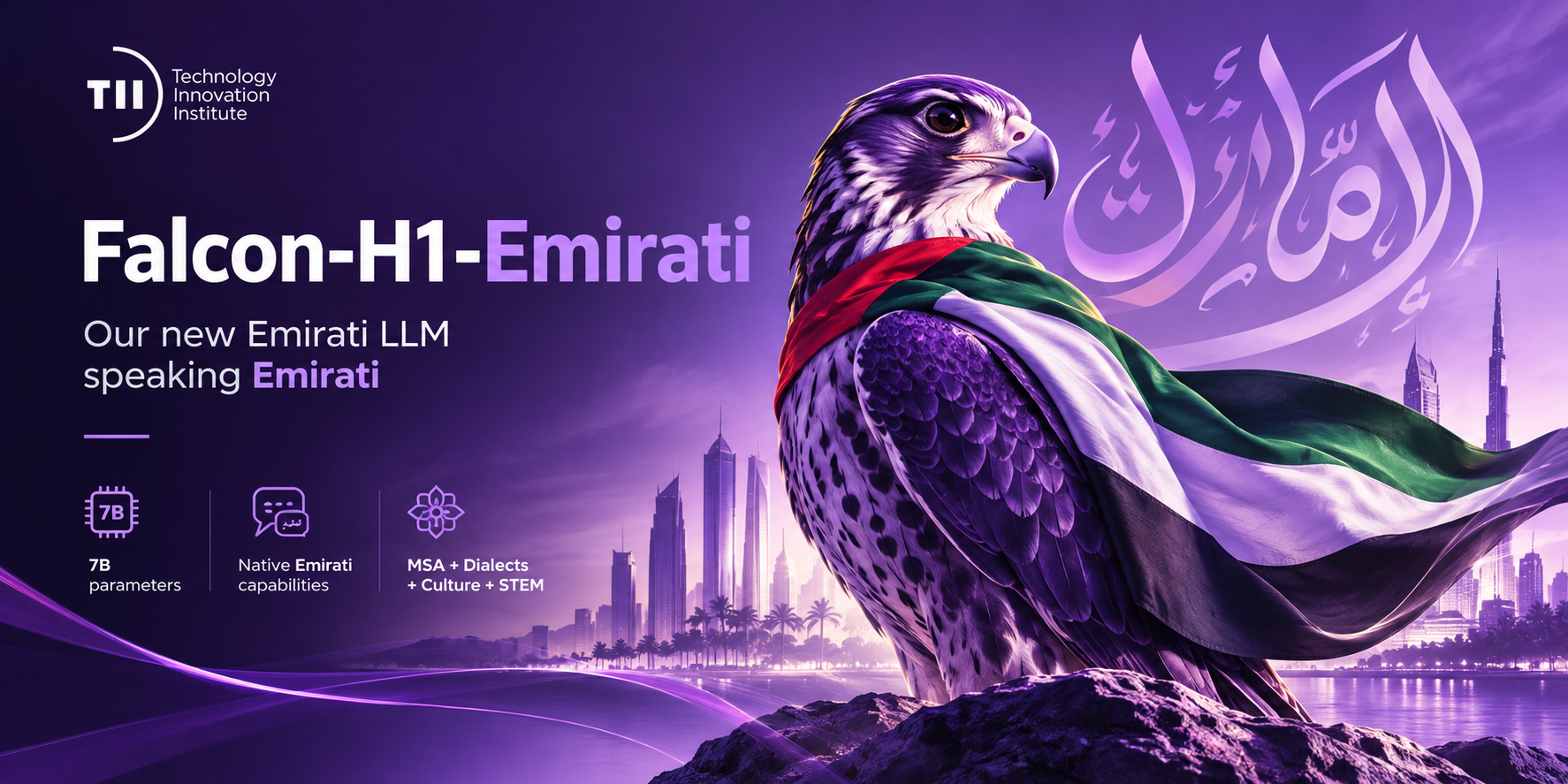 Falcon-Emirati-7B targets Emirati dialect and culture