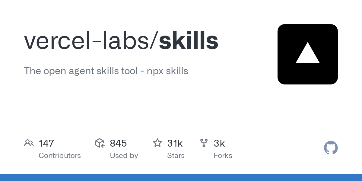 vercel-labs/skills
