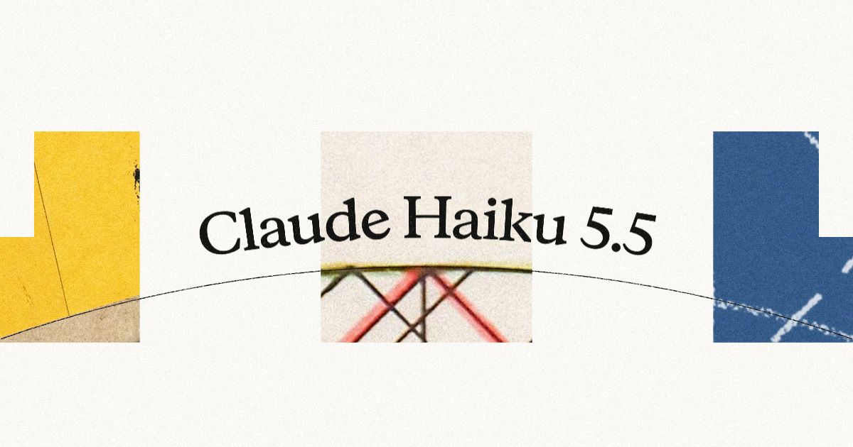 Anthropic Releases Claude Haiku 5.5