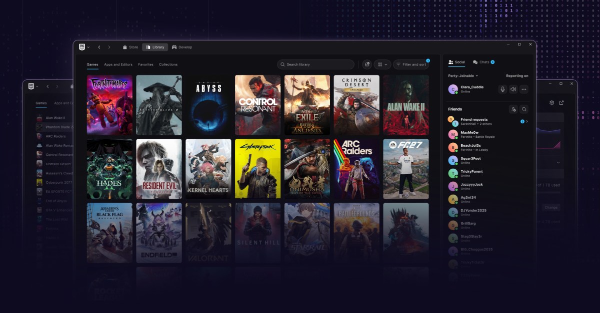 Epic推出全新PC游戏启动器 支持Linux
