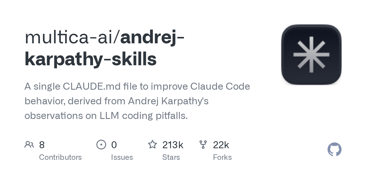 multica-ai/andrej-karpathy-skills