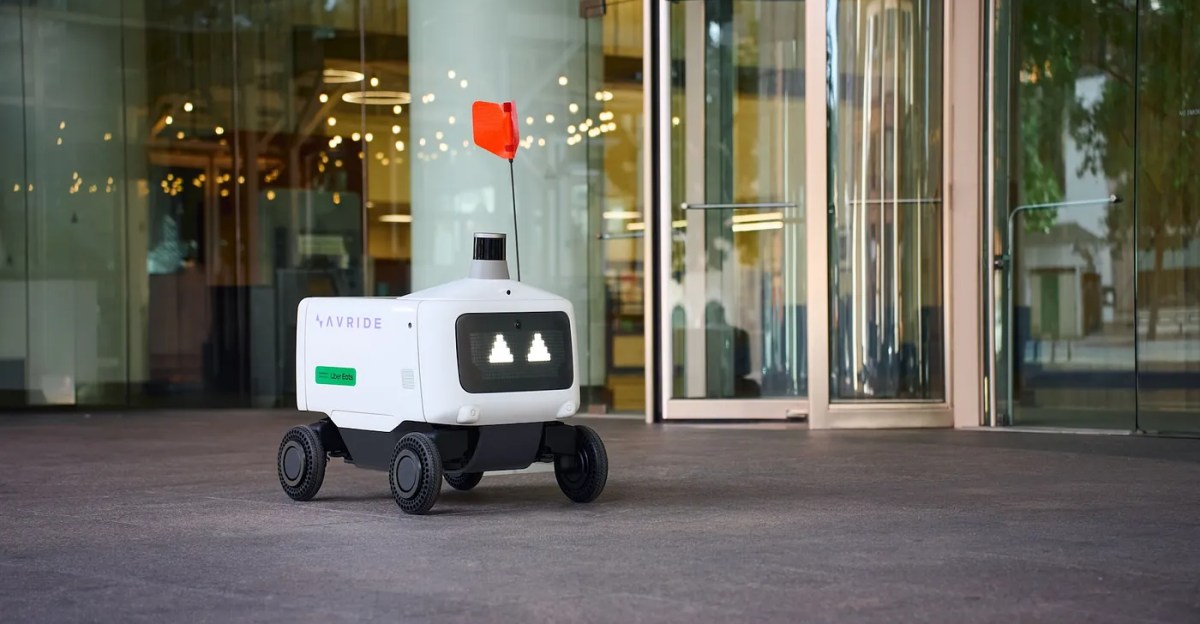 Woman arrested for blocking Uber delivery robot