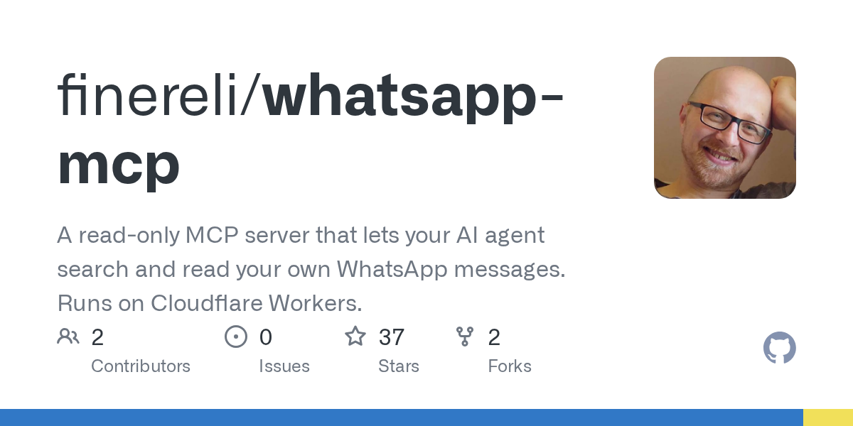 Developer builds free WhatsApp MCP on Cloudflare