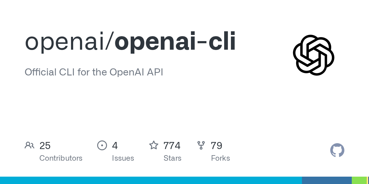 OpenAI releases official CLI for its REST API