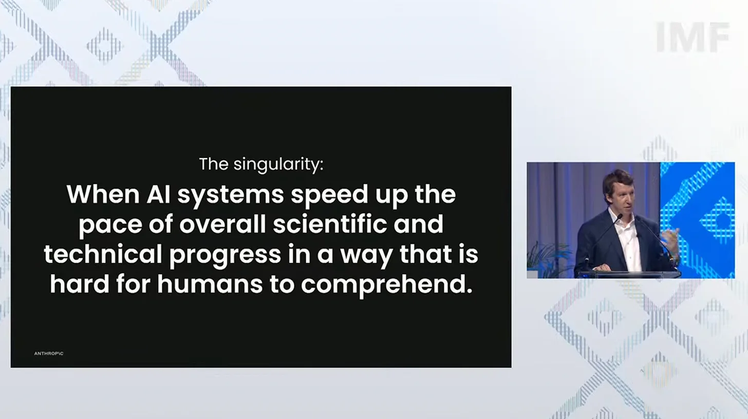 Anthropic's Jack Clark tells policymakers the singularity has begun