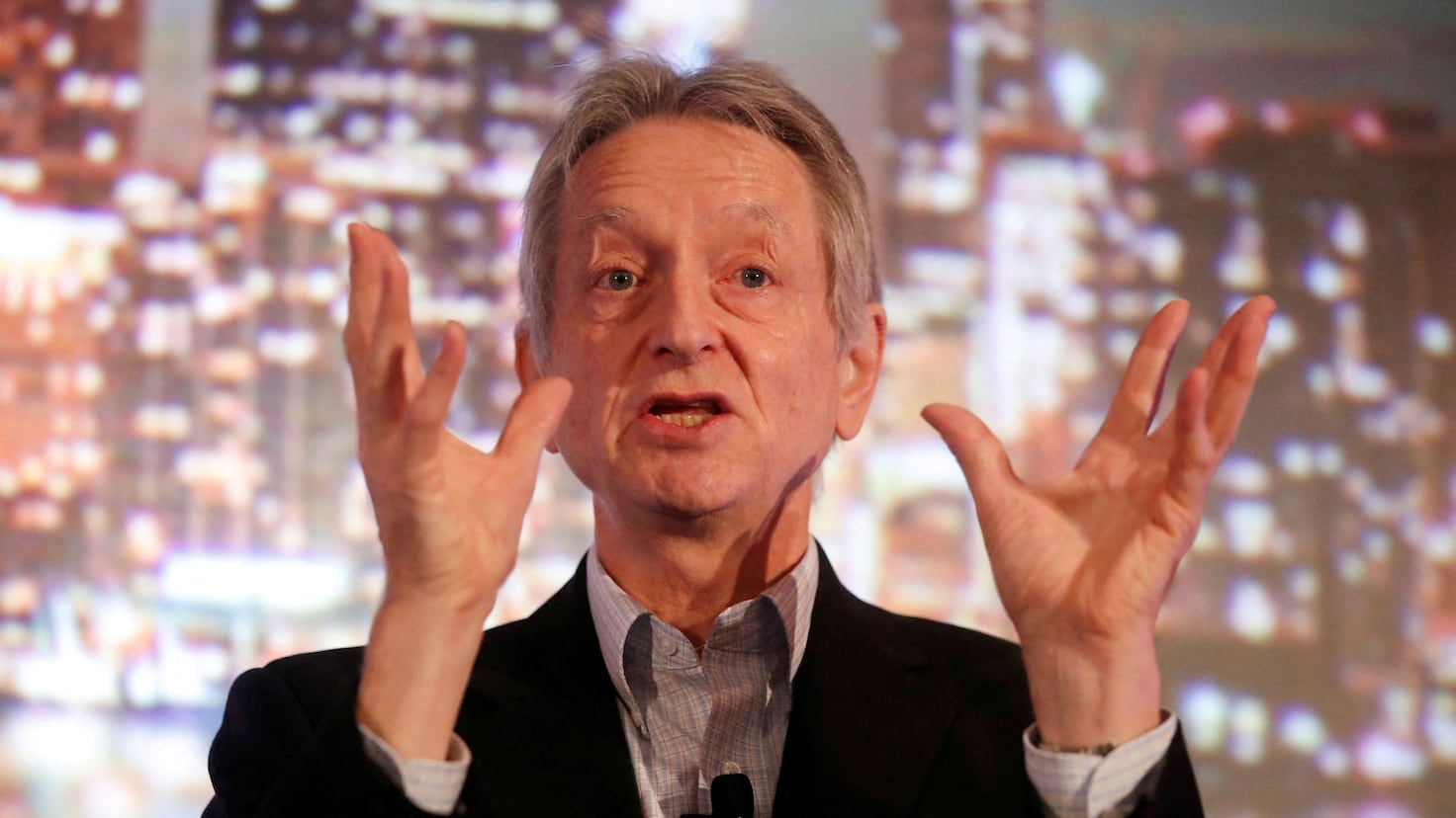 Hinton warns: make AI truly care about humans or "we're toast"