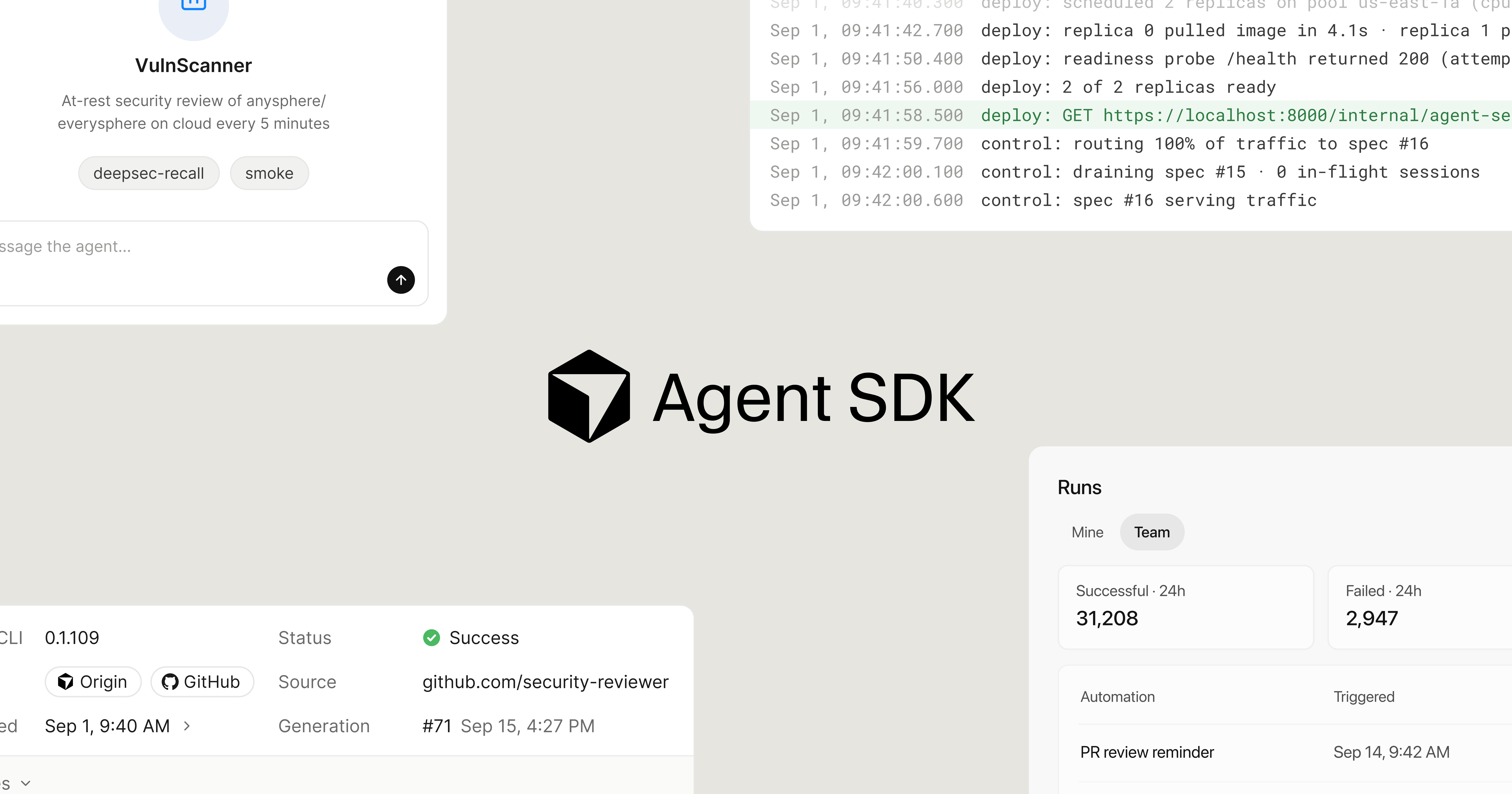 Cursor releases Agent SDK for defining agents in code