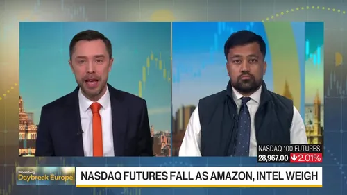 AI trade cools as Intel plunges 23%, Amazon falls 7.3%